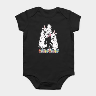 Easter Bunny Bigfoot Baby Bodysuit